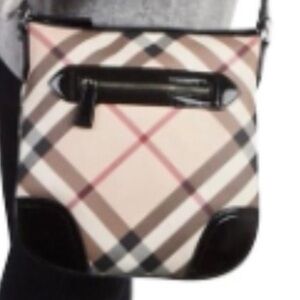 Burberry Beige and Black Crossbody Bag